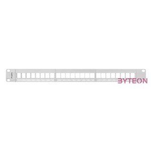 LANBERG PPKS-1024-S keystone Patch Panel 19inch 24 port 1U gray