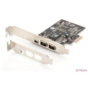 DIGITUS IEEE 1394a Interface Card PCIexpress 3 Port 1x int. 2x ext. Ports