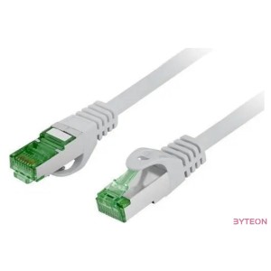 LANBERG Patchcord cat.7 S,FTP LSZH CU 0.25m grey Fluke passed