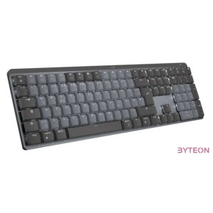 LOGITECH MX Mechanical Wireless Illuminated Performance Keyboard - GRAPHITE - (CH) - 2.4GHZ,BT - N,A - CENTRAL - TACTILE