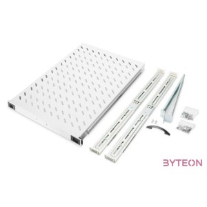 DIGITUS Fixed shelf 19inch Server Cabinet 720mm uo to 65KG vented grey extendable