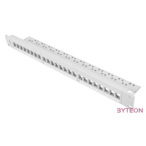 LANBERG PPKS-1024-S keystone Patch Panel 19inch 24 port 1U gray