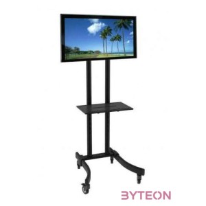TECHLY Mobile TV stand,trolley for LED,LCD,PDP 32-70inch 40kg with shelf