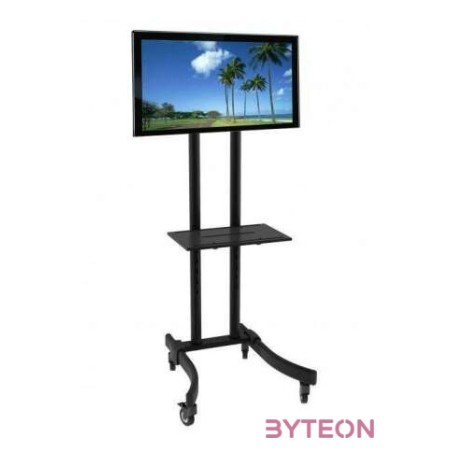 TECHLY Mobile TV stand,trolley for LED,LCD,PDP 32-70inch 40kg with shelf