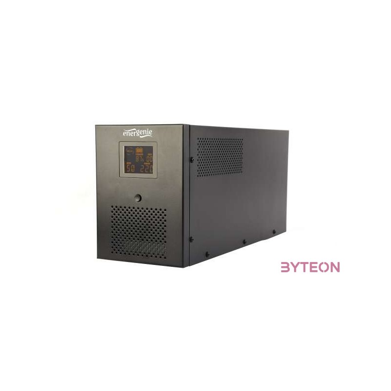 ENERGENIE EG-UPS-036 UPS with USB and LCD display 3000VA 3x Schuko  3x IEC socket black