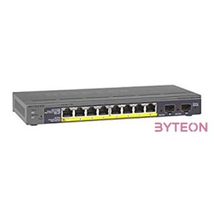 NETGEAR GS110TP-300EUS Netgear ProSafe Smart 10-Port Gigabit Switch 8xPoE, 2xSFP (GS110TP v3)
