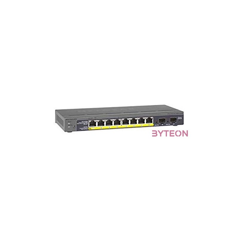 NETGEAR GS110TP-300EUS Netgear ProSafe Smart 10-Port Gigabit Switch 8xPoE, 2xSFP (GS110TP v3)
