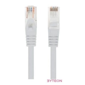 LANBERG Patchcord cat.6 UTP LSZH CU 1.5m grey Fluke passed