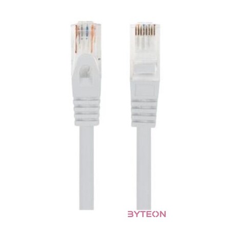 LANBERG Patchcord cat.6 UTP LSZH CU 1.5m grey Fluke passed