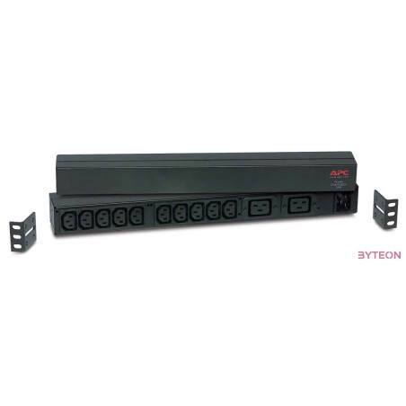APC AP9559 APC rack 19 Basic PDU 1U 16A,230V 10 db C13 aljzat 2 db C19 aljzat