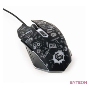 GEMBIRD MUS-6B-GRAFIX-01 6-button optical LED mouse black