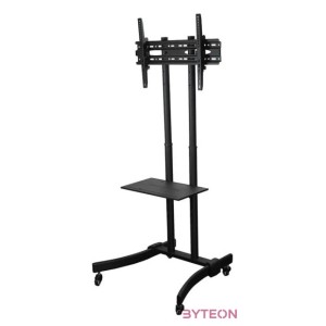 TECHLY Mobile TV stand,trolley for LED,LCD,PDP 32-70inch 40kg with shelf