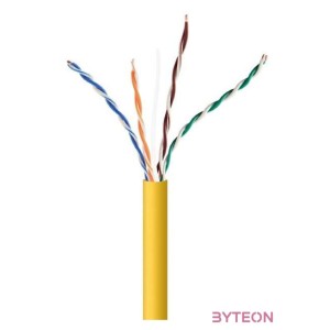 GEMBIRD UPC-5004E-SOL-Y UTP solid cable cat. 5 CCA 305m roll yellow