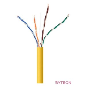 GEMBIRD UPC-5004E-SOL-Y UTP solid cable cat. 5 CCA 305m roll yellow