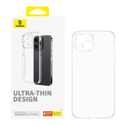 Phone Case for iPhone 15 Plus Baseus OS-Lucent Series (Clear)