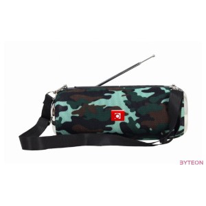 GEMBIRD SPK-BT-17-CM Portable Bluetooth speaker with antenna Camo