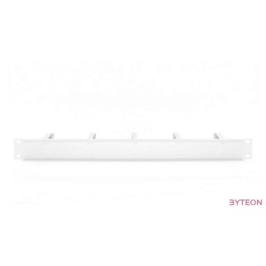 DIGITUS cable management panel 19inch 1U 5x rings 40x60mm grey RAL7035