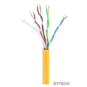 GEMBIRD UPC-5004E-SOL-Y UTP solid cable cat. 5 CCA 305m roll yellow