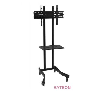 TECHLY Mobile TV stand,trolley for LED,LCD,PDP 32-70inch 40kg with shelf