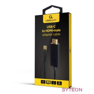 GEMBIRD USB-C male to HDMI-male adapter 4K 30Hz 2m black