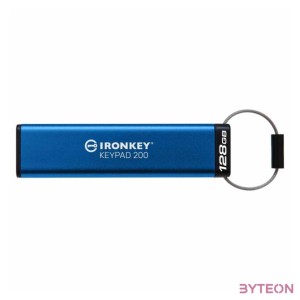 KINGSTON 128GB IronKey Keypad 200 FIPS 140-3 Lvl 3 Pending AES-256 Encrypted
