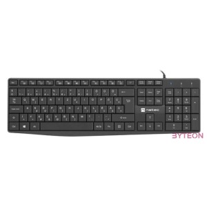 NATEC Keyboard Nautilus Slim HU layout black