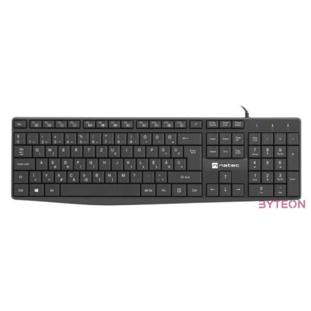 NATEC Keyboard Nautilus Slim HU layout black