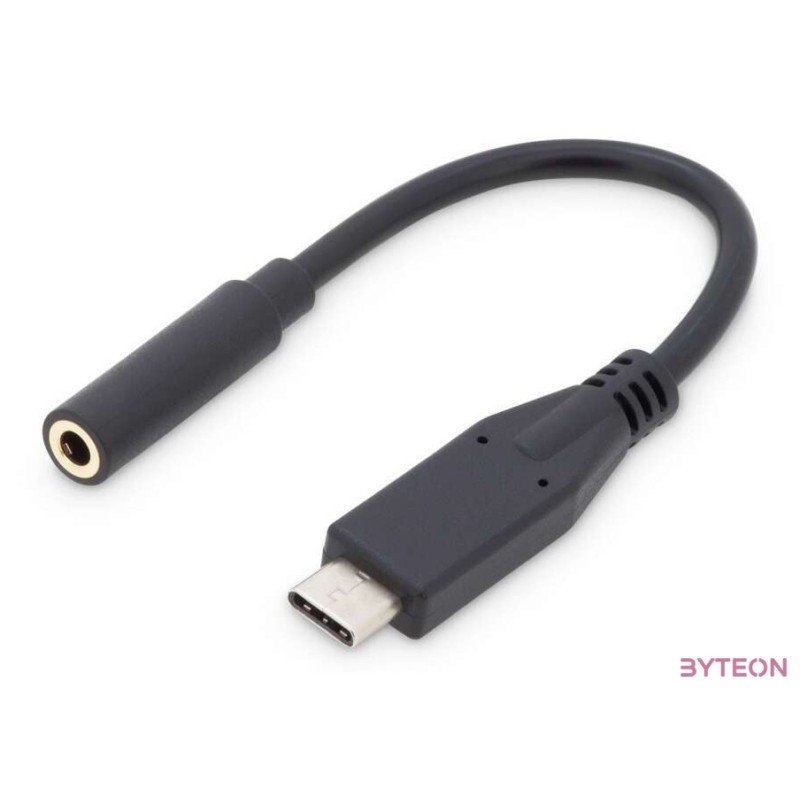 ASSMANN USB Type-C Audio Adapter Cable Type-C St to 3.5mm Jack Bu