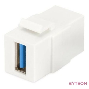 DIGITUS USB 3.0 Keystone module for DN-93832 pure white RAL 9003