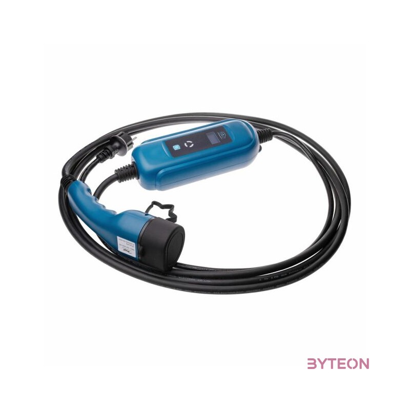 AKYGA Charger for electric cars AK-EC-07 Type2 LCD 16A 5m blue