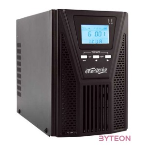 ENERGENIE EG-UPSO-1000 online UPS 1000VA 1x Schuko 3x IEC LCD display black colour
