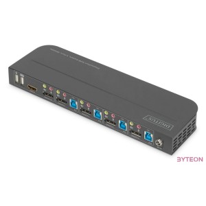DIGITUS KVM Switch 4x1 DP DP,HDMI Out USB 4Kx2K 60Hz