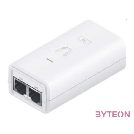 Ubiquiti 24V 1A fehér színű POE tápegység Gigabit LAN porttal