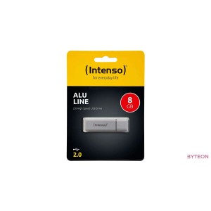 Intenso Aluminium Line 8GB (USB2.0) - Ezüst