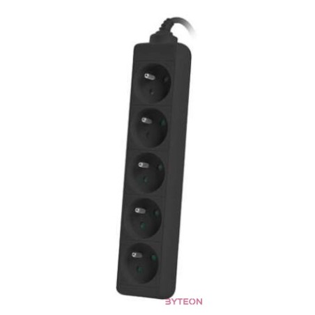 LANBERG power strip 1m 5 sockets for UPS system