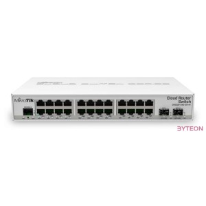 MIKROTIK CRS326-24G-2SIN 24xGig LAN 2xSFP Dual boot Desktop case managed switch
