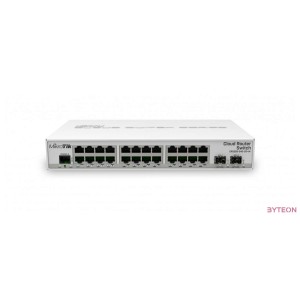 MIKROTIK CRS326-24G-2SIN 24xGig LAN 2xSFP Dual boot Desktop case managed switch
