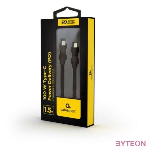 GEMBIRD CC-USB2-CMCM100-1.5M 100W Type-C Power Delivery PD charging data cable 1.5m