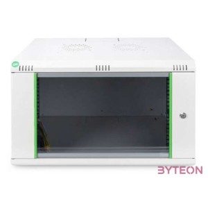 DIGITUS 19inch Wall Cabinet 7HE SoHoline RAL7035 grey without tray 416x600x450mm