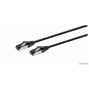 GEMBIRD PP8-LSZHCU-BK-1.5M S,FTP Cat. 8 LSZH patch cord black 1.5m