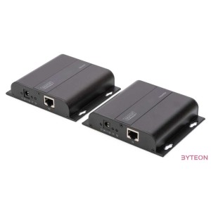 DIGITUS 4K HDMI Extender over IP Receiver Unit over network cable CAT 5,5e,6,7 4K2K,30Hz black