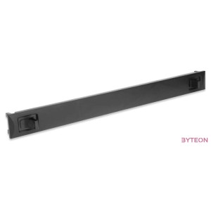 DIGITUS blank panel 19inch 1U black RAL9005 snap-in function