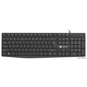 NATEC Keyboard Nautilus Slim HU layout black