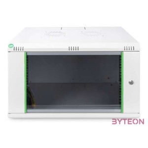 DIGITUS 19inch Wall Cabinet 7HE SoHoline RAL7035 grey without tray 416x600x450mm