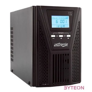 ENERGENIE EG-UPSO-1000 online UPS 1000VA 1x Schuko 3x IEC LCD display black colour