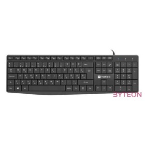 NATEC Keyboard Nautilus Slim HU layout black