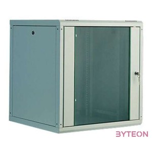 DIGITUS 19inch Wall Cabinet 9HE SoHoline RAL7035 grey without tray H509xB600XT600mm