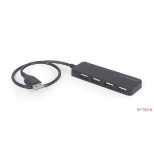 GEMBIRD 4-port USB HUB black