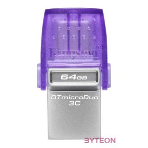 KINGSTON 64GB DataTraveler microDuo 3C 200MB,s dual USB-A  USB-C