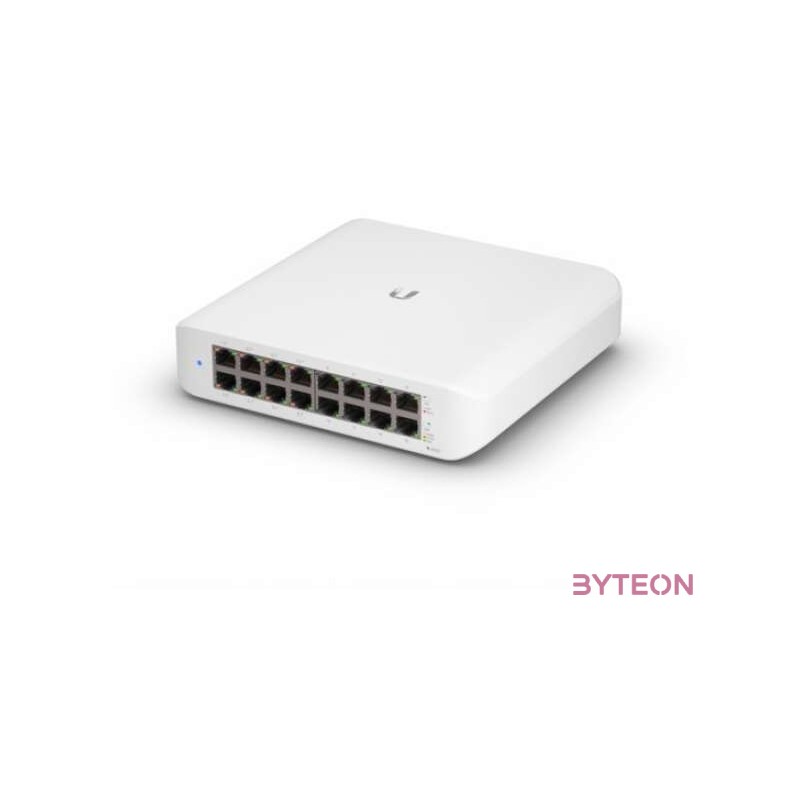 UBIQUITI UniFi Switch Lite 16 Gigabit RJ45 ports including 8x 802.3at PoE